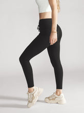 Load image into Gallery viewer, Cargo Drawstring Legging - Black