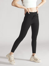 Load image into Gallery viewer, Cargo Drawstring Legging - Black