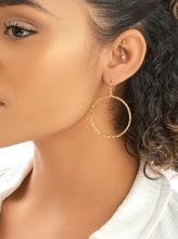 Load image into Gallery viewer, Circle Dangle Earrings