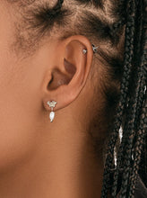 Load image into Gallery viewer, Butterfly &amp; Pearl Stud Earrings
